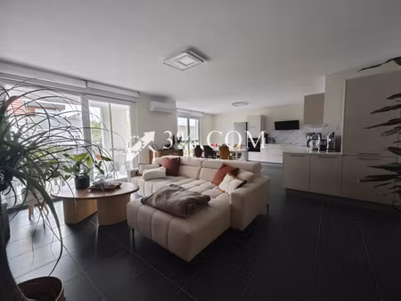 3%.com-- bischwiller – secteur château d’eau – appartement 3 pièces 78 m² avec balcon et g
