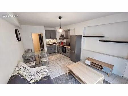 appartement meublé à louer - 2 pièces 39 m² chorier - berriat – rue denis papin  38000 gre