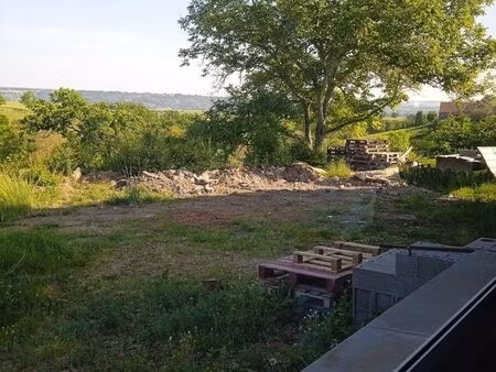 terrain 2500m² - vue exceptionnelle - pc accepté