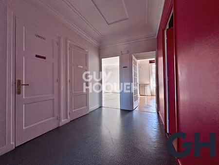 local professionnel / habitation - métro masséna - 107m2 - traversant - 2 balcons