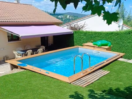 maison individuelle avec piscine