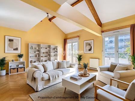 duplex de luxe à vendre dans le quartier la guillotière sud
