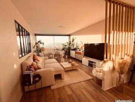 appartement 3 pièces entièrement rénové avec vue exceptionnelle