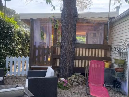 vends mobil home camping les grands pins au castellet 83
