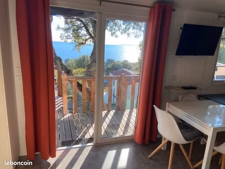 vends mobilhome 2021   vue mer   sur camping * à saint-raphaël ( var ) 69000 tout équipé