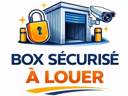 box sécurisé avec gardien 24/7j / 3 5m2 -5 5m2