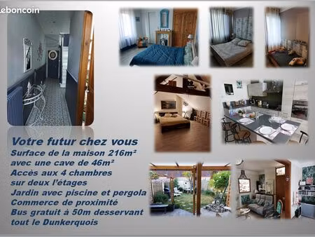 maison a vendre sur le dunkerquois