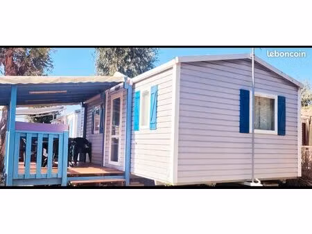 mobil-home au bord de mer à hyères camping les pins maritimes 4 étoiles