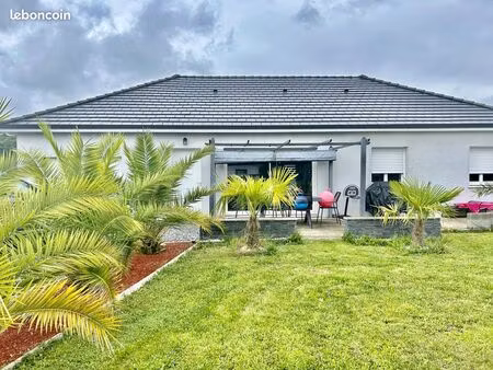 rare - maison individuelle plain-pied 2016 - 3 chambres - 106 m2 - terrain 600 m2 - poey d