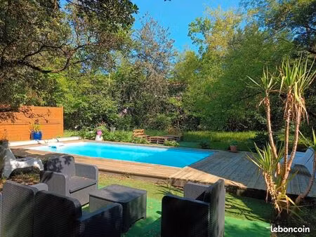 charmante maison de 180m2  jardin et piscine