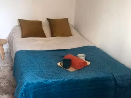 studio meublé de 20m2 avec jardinet  place pour se garer