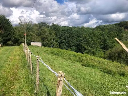 saint-faust/artiguelouve : prairie 20 000 m² clôturée + abri + eau