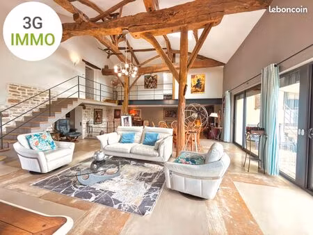ferme rénovée 260m² | pièce de vie 92m² | vue dégagée
