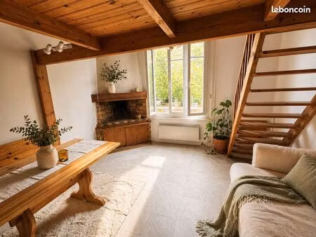 duplex cosy meublé : 2 pas iut & plage mr hulot