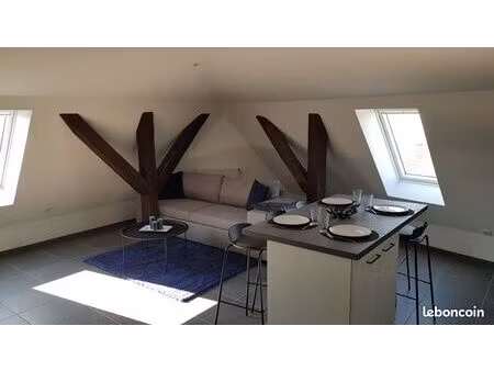 magnifique t2 neuf meublé de 48m² dans un immeuble de standing entièrement rénové et sécur