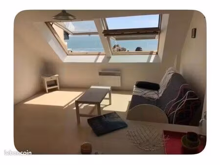 t1 30m2 face mer avec garage st marc sur mer