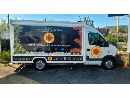 camion pizza fond de commerce