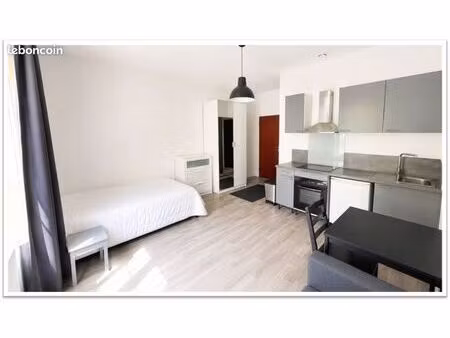 studio 23 m² royat limite chamalières meublé