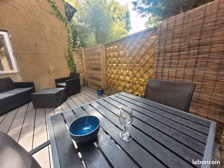 a louer studio avec terrasse privative jardin des plantes