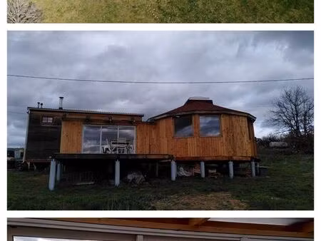 maison atypique - vue panoramique - travaux à finir