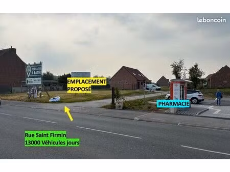 morbecque (59) terrain disponible de 652 m2 en plein cœur de ville