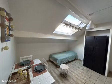 a louer studio meublé quartier remicourt