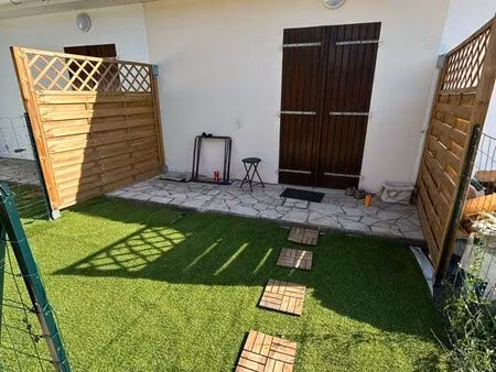 t1 bis avec terrasse et jardin
