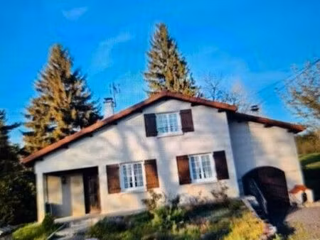 villa plein pied de 100 m2 sur terrain plat  arboré & clos de murs d'une surface de 1932 m