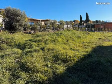 très beau terrain calme