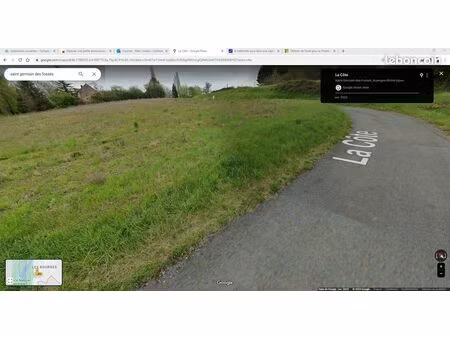 terrain constructible st germain des fossés 2365m