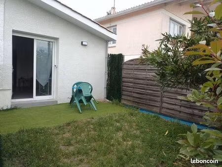 studio + jardin + climatisation