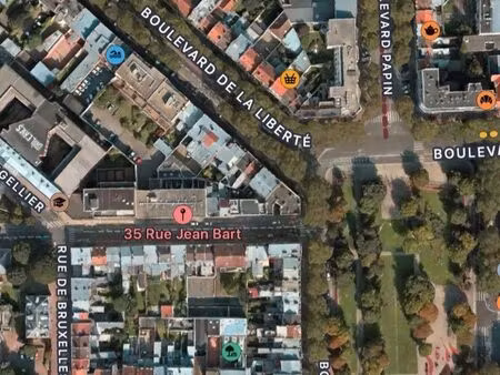 loue parking 12m² lille centre - rue jean bart  proche sciencespo  esj  parc jb lebas
