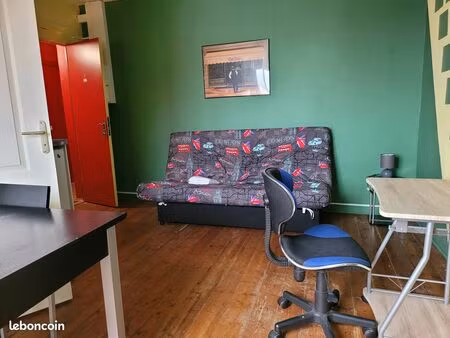 studio meublé/équipé baisieux centre/v.d'ascq/tournai