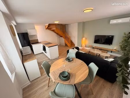 duplex rénové et meublé
