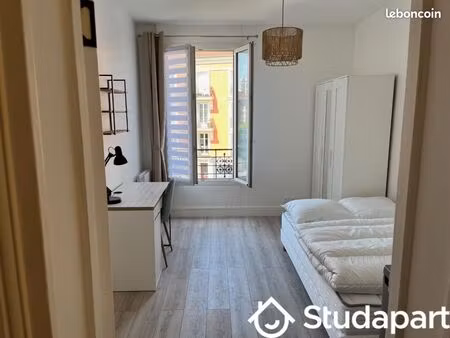 chambre 1 pièce 12 m²