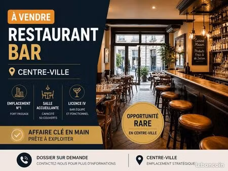 bar restaurant licence iv