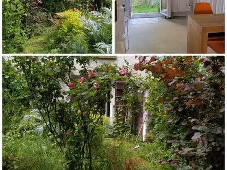 deux-pièces t2 traversant avec jardin