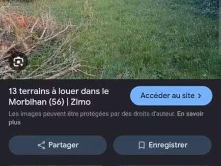 recherche bout terrain location