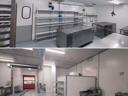 a louer : atelier de production agroalimentaire équipé 600 m² + 200m² – bordeaux sud / can