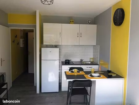 particulier loue appartement studio meublé de 21m² sur loos limite lille en face de la fac