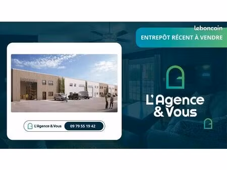 entrepôt 123 m² caudan