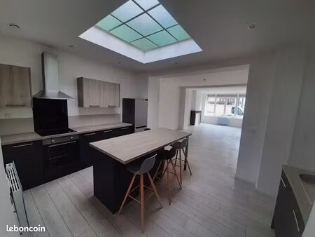appartement t3 meublé de 86 m2 avec jardin