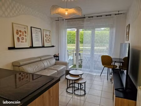 t2 meublé – 35 m² – excellent état – locminé