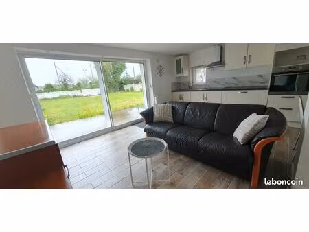 loos centre 3 3km chu de lille t2 meublé neuf 44 m2  parking  terrasse accès jardin