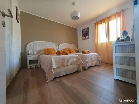 vends appartement t3 rez de jardin proche de la mer