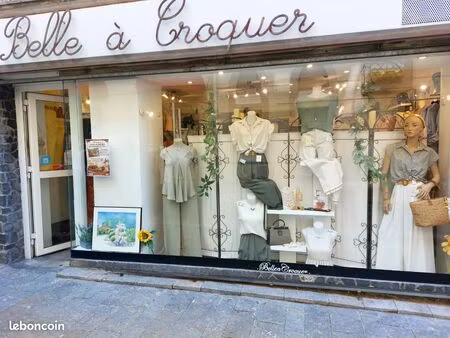 à vendre – boutique idéalement située en cœur de centre-ville