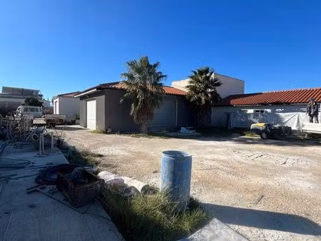 loue entrepôt avec terrain