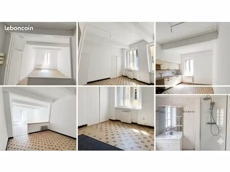 narbonne cœur de ville. appartement rénové 70 m2 location vide ..charme de l'ancien dans p