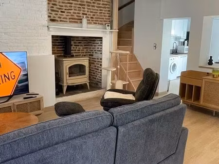 maison de ville avec garage et jardin
