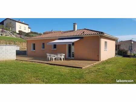 maison t4 plain-pied 78 m² avec grande terrasse et garage – secteur calme